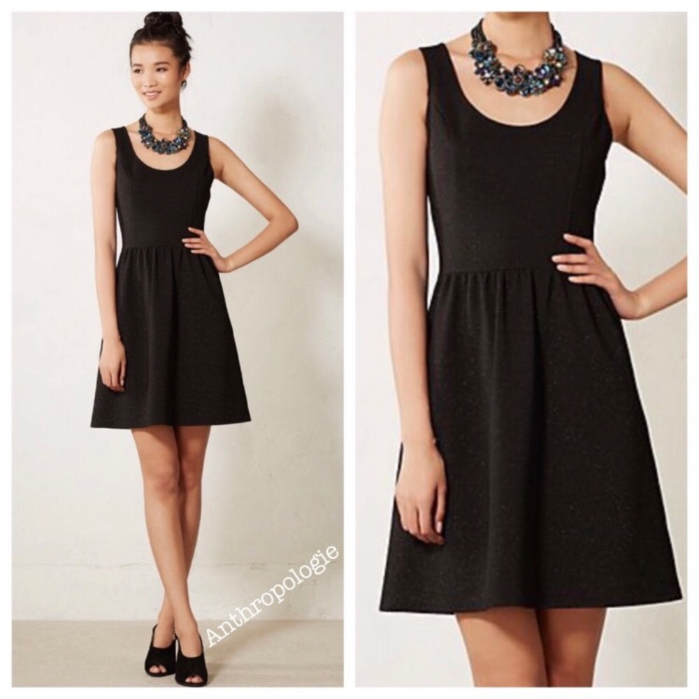 Anthropologie Black Dress